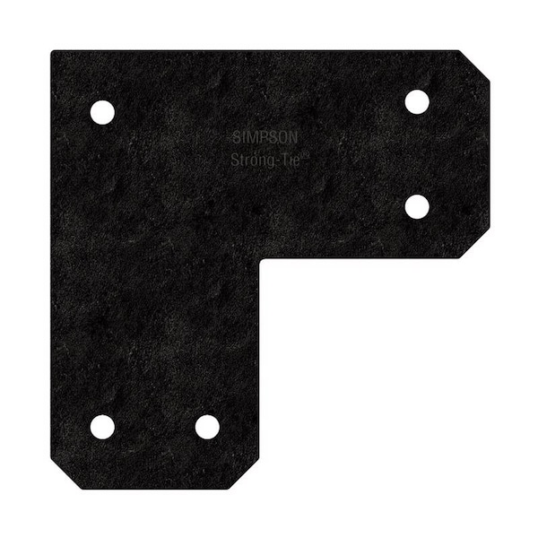 Simpson Strong Tie Simpson Strong-Tie APVA 10.5 in. H X 10.5 in. W X 5 in. D Steel Inside L Strap Brace APVL6 - main